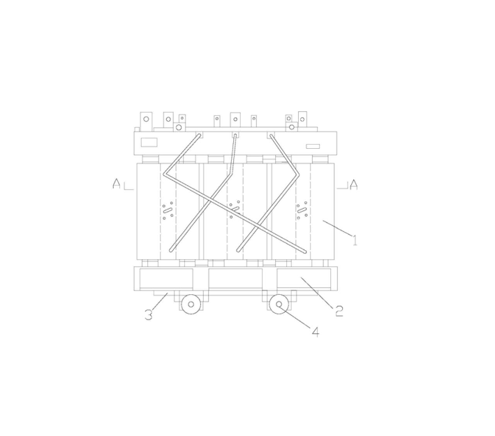 一种散热功能好的环氧树脂浇筑干式变压器